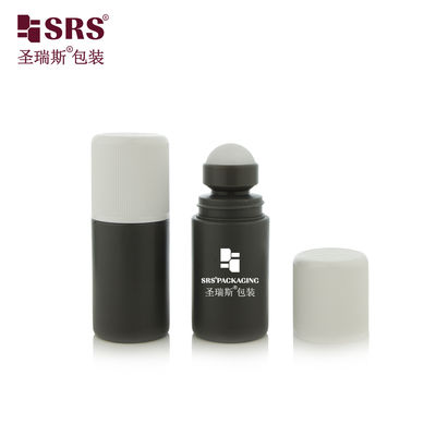 RPPC1-60ML Χονδρικό εξατομικευμένο χρωματιστό ματ γυαλιστερό κυλίνδριο μπουκάλι αποσμητικού με προστασία από παιδιά