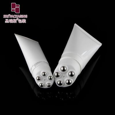 50mm Large Diameter 5 Roller Balls Massage PE Tube, Empty Cosmetic Roll-on Squeeze Packaging