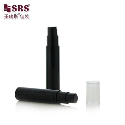 5-15ml Clear AS Airless Bottle, Empty Cosmetic Vacuum Pump Bottle Custom Printing