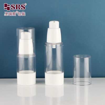 Empty 15-120ml Airless Cosmetic Packaging Bottle with PP Lotion Spray Pump