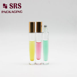 10 ml διαφανές γυάλινο φιαλίδιο με παχύ πάτωμα για αρωματικά έλαια