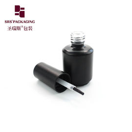 1/2 oz 15ml κενό μαύρο βουτυρωμένο γυάλινο μπουκάλι αφαιρέτη λακ νυχιών