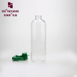 250 ml διαυγή PET πράσινη βίδα αντλία κενό καθαριστικό ομίχλη σπρέι μπουκάλι κατοικίδιο
