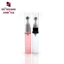 5ml 10ml 12ml 15ml πλαστικό ρολό σε χάλυβα σφαίρα επαναγεμιστέο καλλυντικό χωρίς αέρα μπουκάλι
