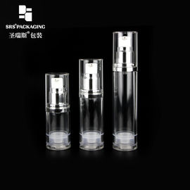 AS διαφανής 15ml 30ml 50ml πλαστική κοσμητική αέριο αντλία άδεια μπουκάλι