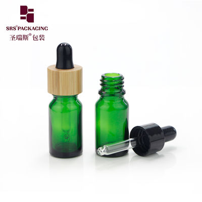 5 ml σε αποθεματικό γυάλινο κενό σταγονόμετρο από μπαμπού μικρά μπουκάλια αιθέριας ελαίας