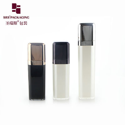15ml 30ml 50ml πλαστική άδεια λοσιόν φροντίδας δέρματος τετράγωνη φιάλη άνεσης