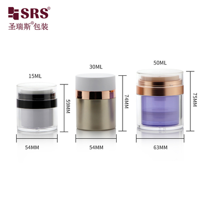 15ml 30ml 50ml Αέρας Αντικατάστατο Ακρυλικό Κρέμα Κοσμητικής Κύπελλο Περιεκτικό