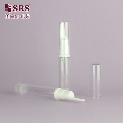 5ml 10ml 12ml 15ml Κενό Διαφανές Οφθαλμικό Ορό πλαστικό μπουκάλι χωρίς αέρα