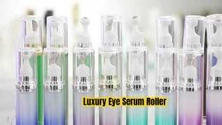 LR002 Luxury Acrylic Lotion Pump Roll On Bottle Applicator για ορό ματιών